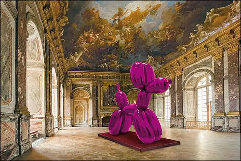 jeff koons a versailles