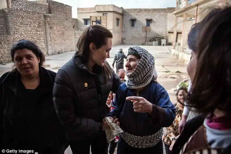 jolie in iraq, 2015