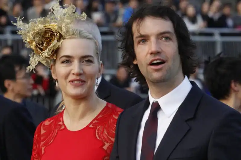 kate winslet e marito ned rocknroll