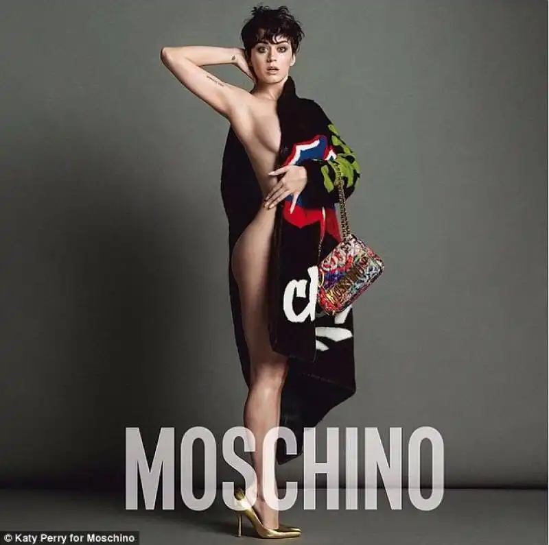 katy perry nuovo volto moschino