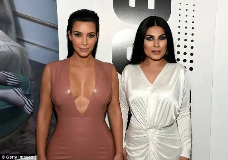 kim kardashian e la cantante aryana sayeed