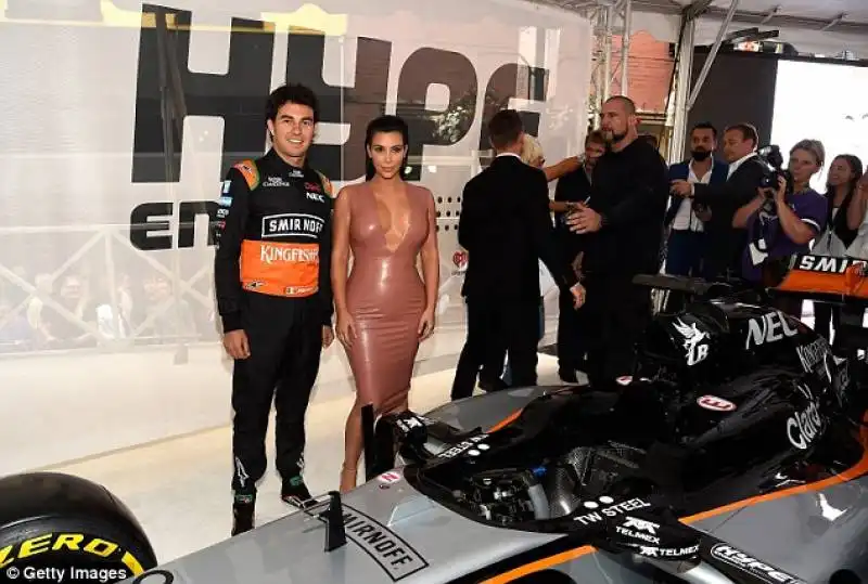 kim kardashian e sergio perez