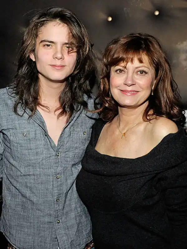 La Sarandon con suo figlio Miles