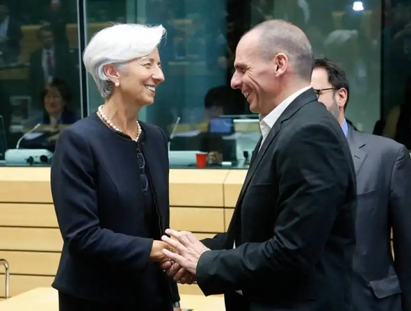 lagarde  varoufakis