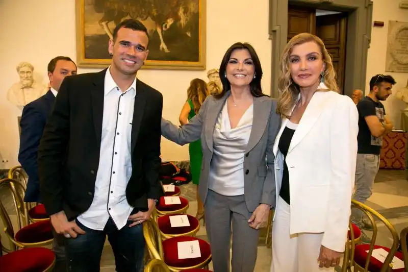 leandro castan, carla v. maira e milly carlucci