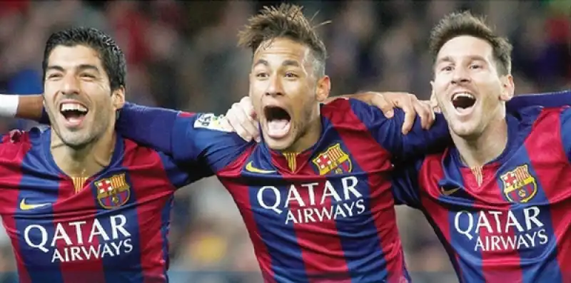 MESSI SUAREZ NEYMAR