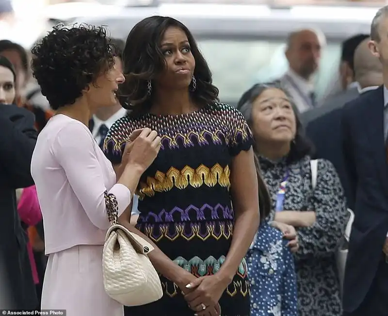 michelle obama a milano con agnese landini 4