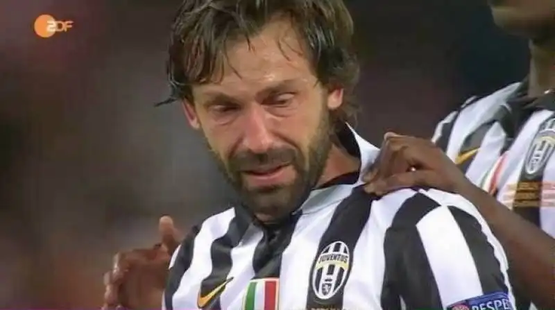 pirlo piange dopo la finale