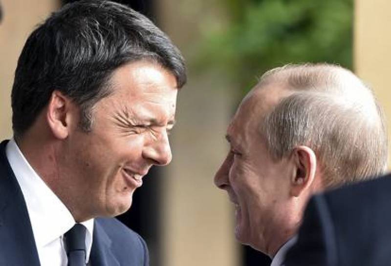 RENZI E PUTIN A EXPO 2015