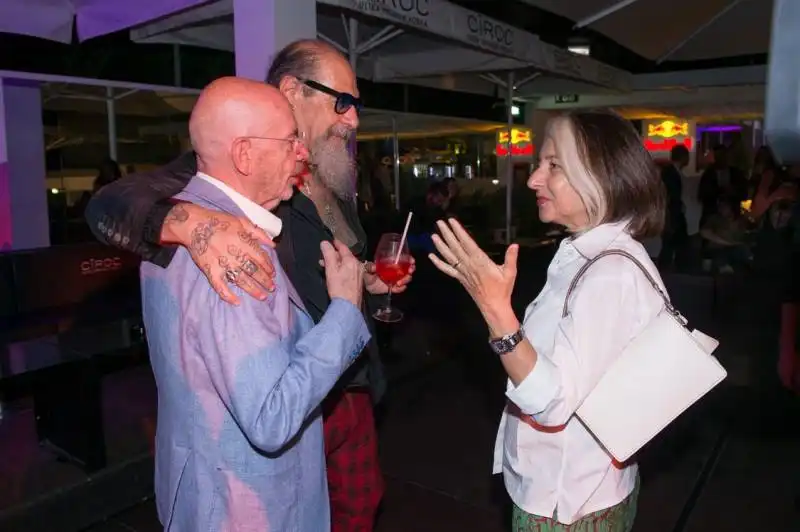 roberto d agostino, mario bellini e anna federici