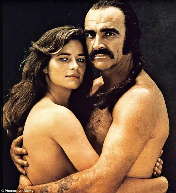 sean connery e charlotte rampling in zardoz