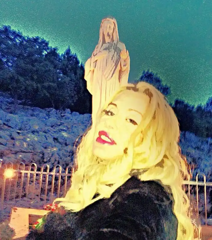 valeria marini a medjugorje