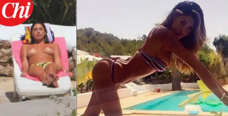 belen rodriguez a ibiza topless