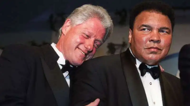 BILL CLINTON E MOHAMMED ALI