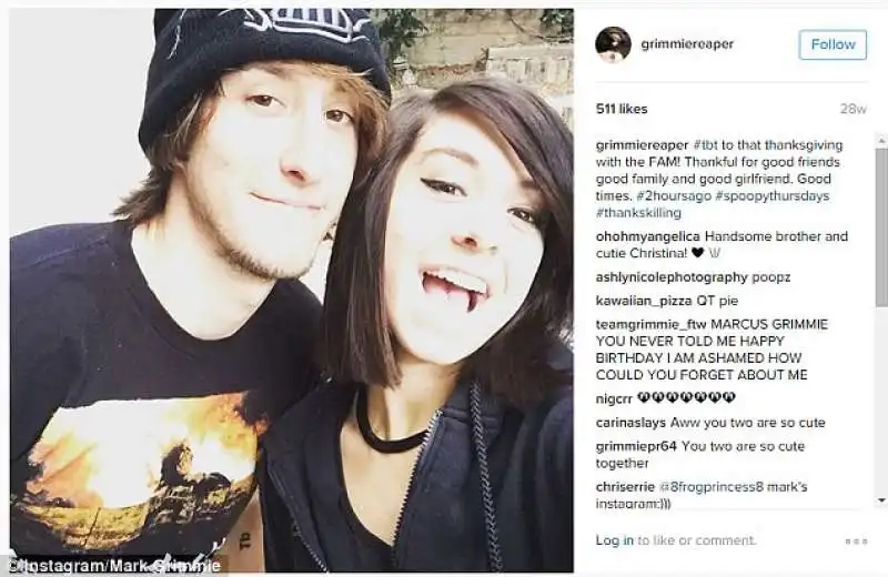 christina grimmie con il fratello mark