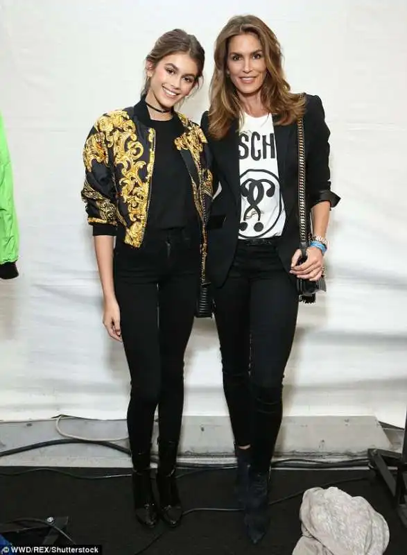 cindy crawford con la figlia kaia gerber