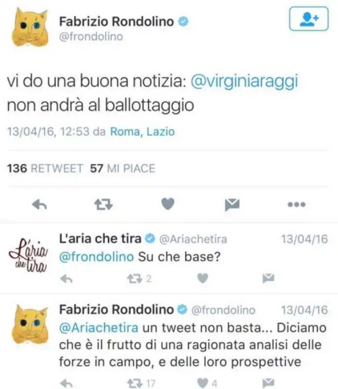 fabrizio rondolino su virginia raggi