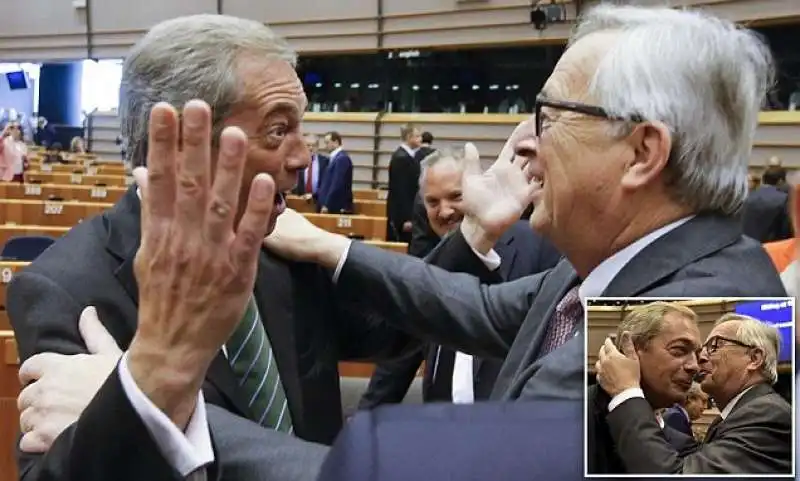 FARAGE E JUNCKER