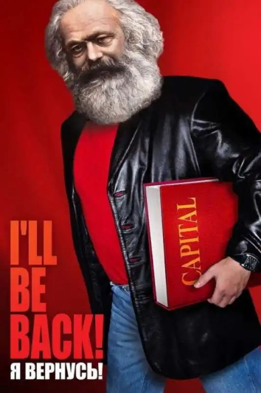 Il partito comunista russo usa Marx per la sua campagna elettorale.jpg