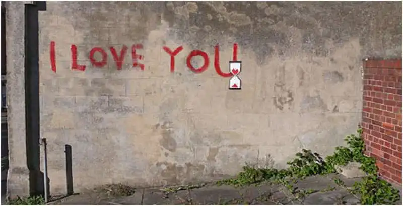 l amore secondo banksy