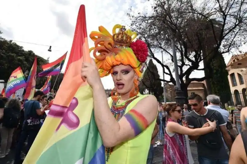 la drag queen al pride