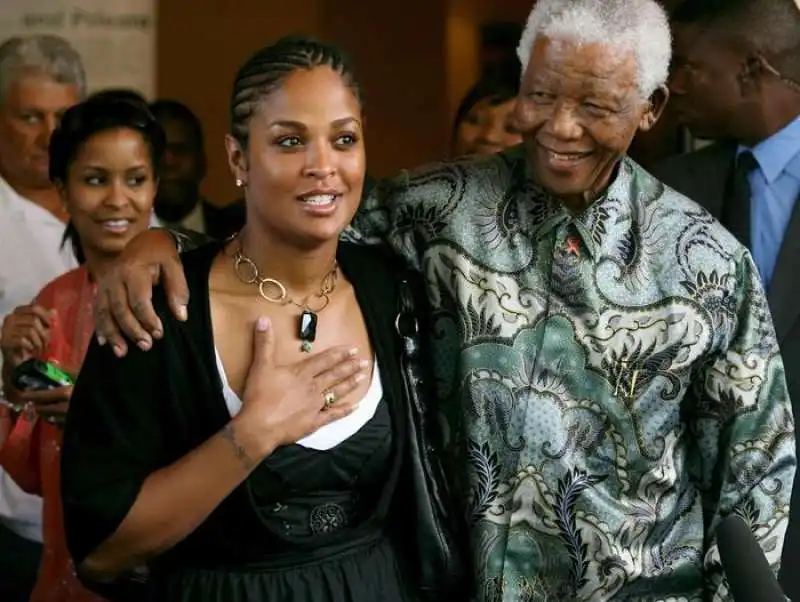 laila ali e nelson mandela