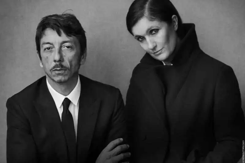 MARIA GRAZIA CHIURI E PIER PAOLO PICCIOLI FOTOGRAFATI DA PETER LINDBERGH