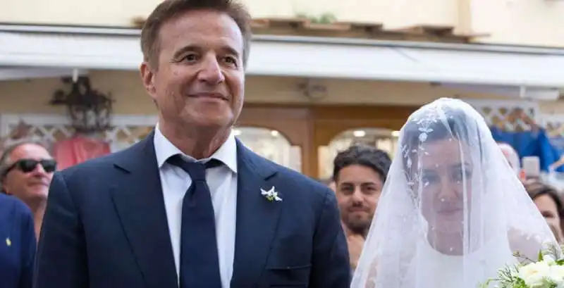 matrimonio della figlia di christian de sica