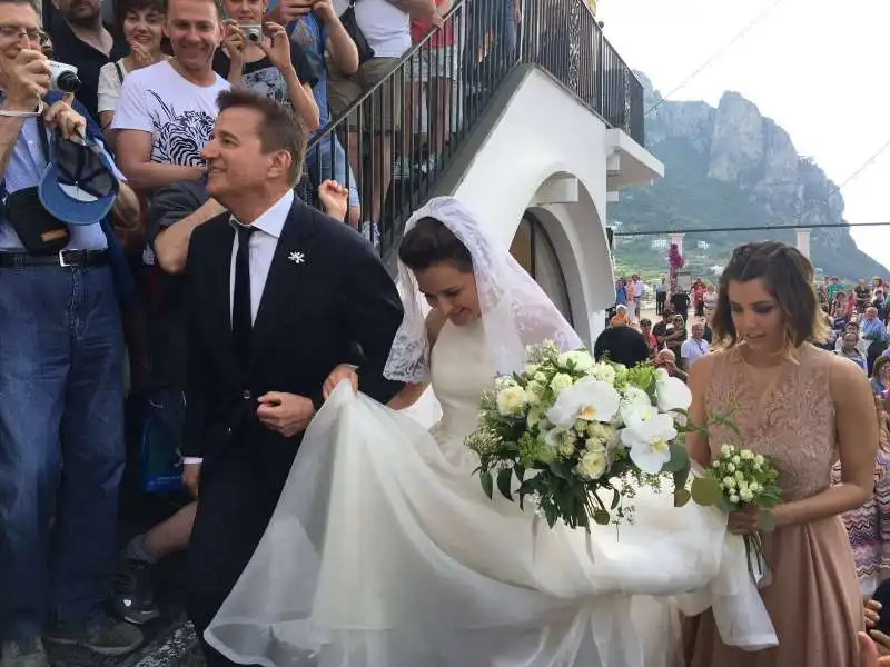 matrimonio della figlia di christian de sica