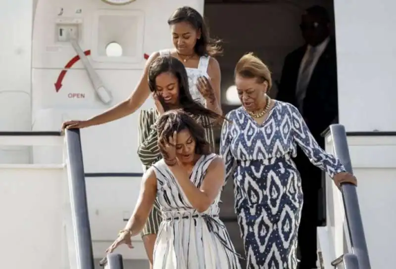 michelle malia e sasha obama tradite dal vento 5