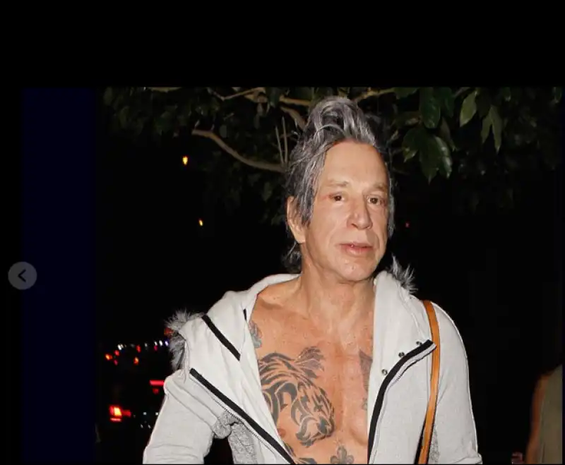 mickey rourke irriconoscibile