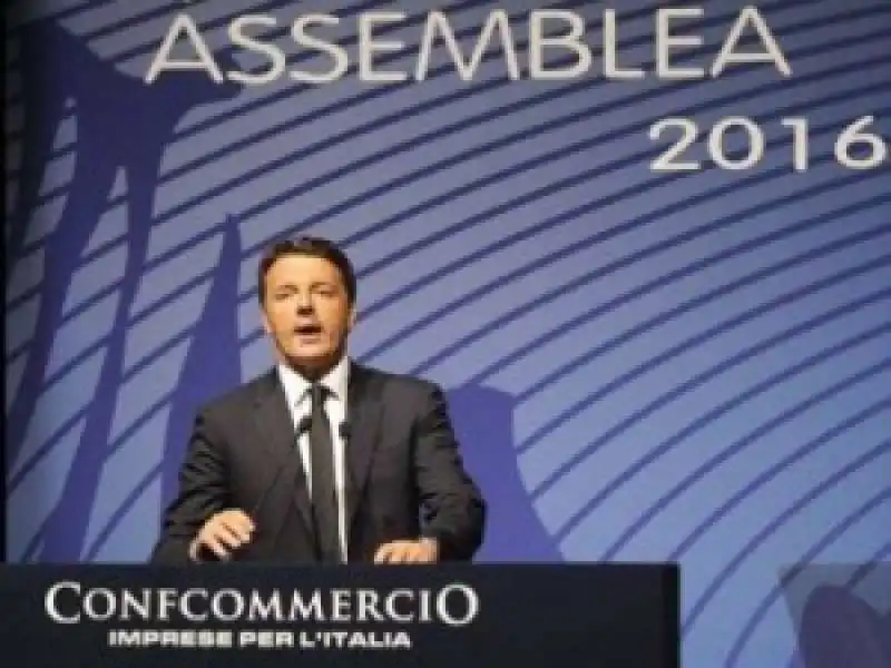 RENZI CONFCOMMERCIO