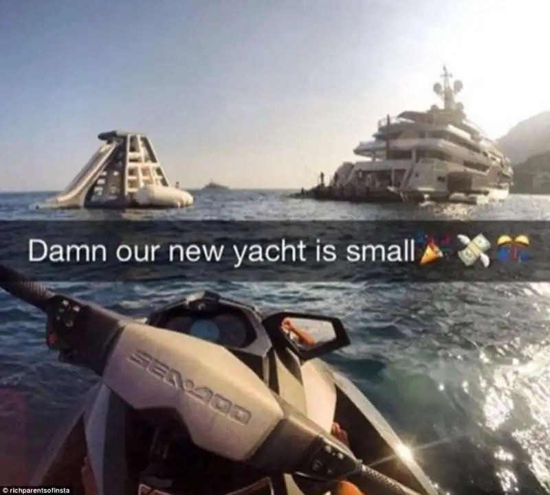 rich parents il nostro nuovo yacht