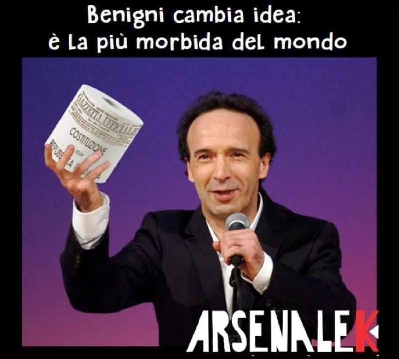 roberto benigni e la costituzione