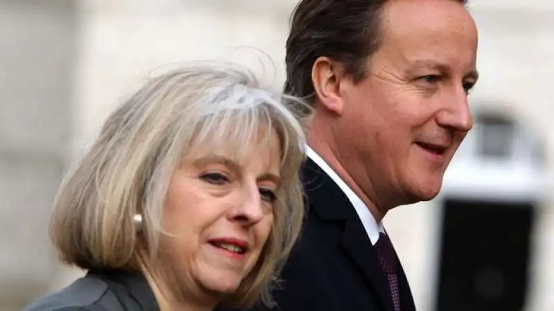 theresa may  e david cameron