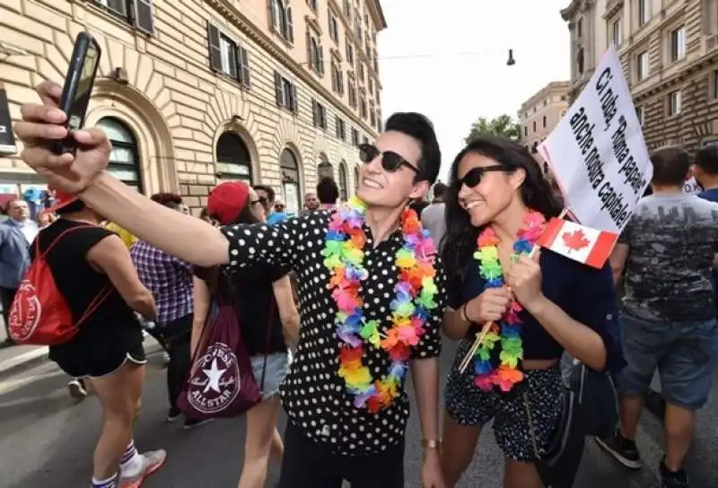 un selfie al pride