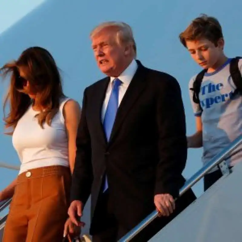 barron e melania trump