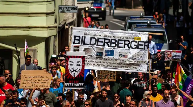 corteo antibilderberg