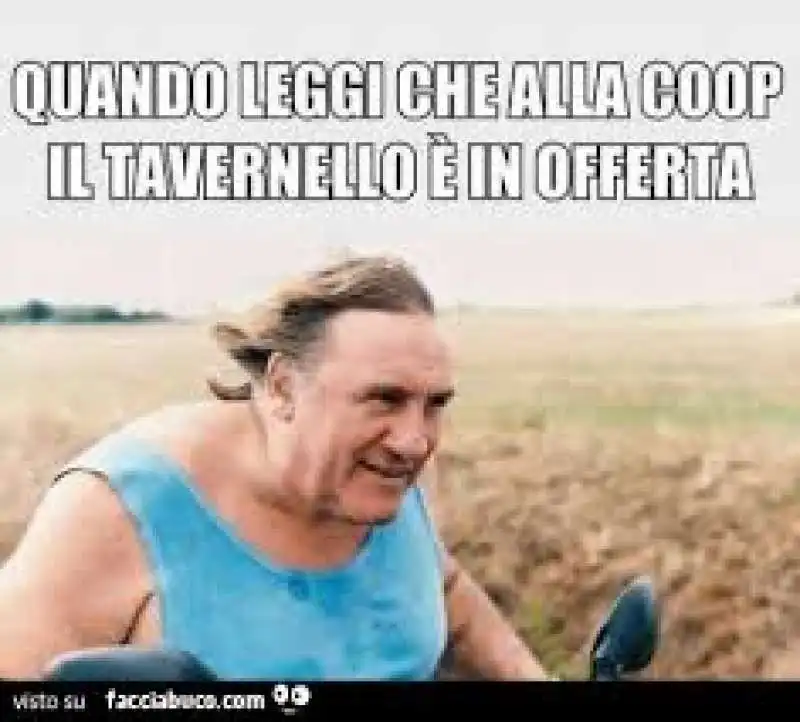 depardieu e tavernello