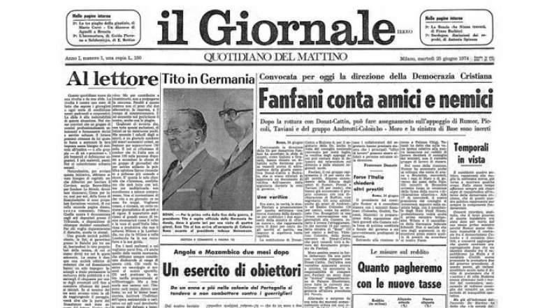 fondo montanelli Il Giornale (primo numero)