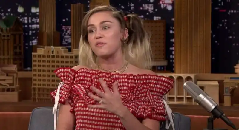 miley cyrus jimmy fallon