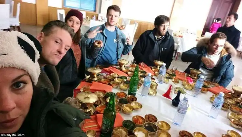 pranzo in un ristorante locale