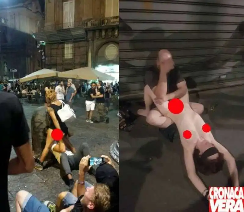 sesso in pubblico a napoli e milano