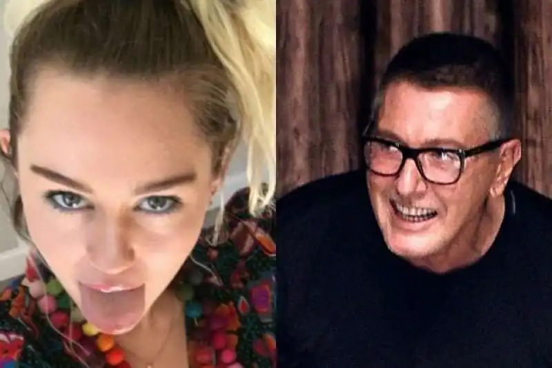 stefano gabbana miley cyrus