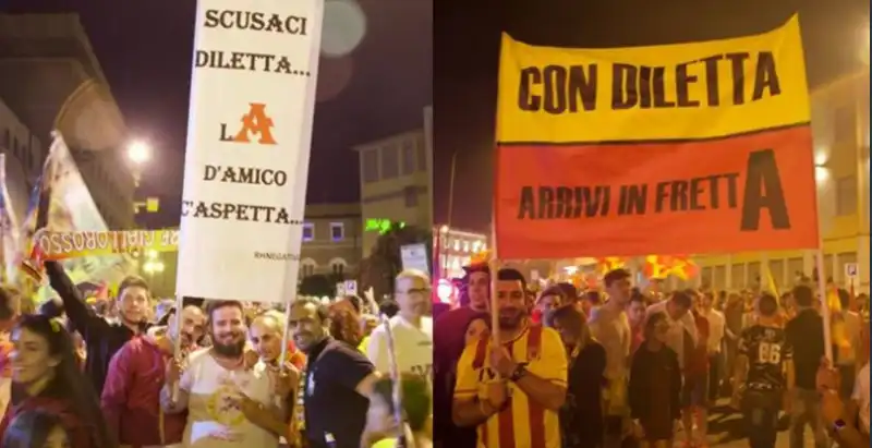 TIFOSI BENEVENTO DILETTA LEOTTA