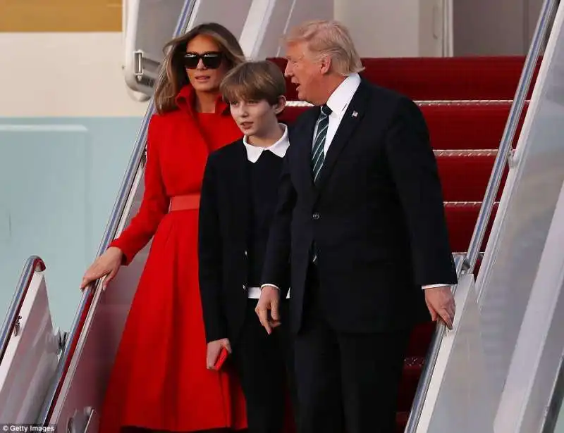 TRUMP, MELANIA E BARRON 