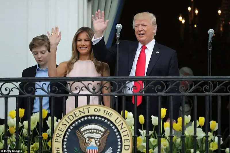 TRUMP, MELANIA E BARRON 