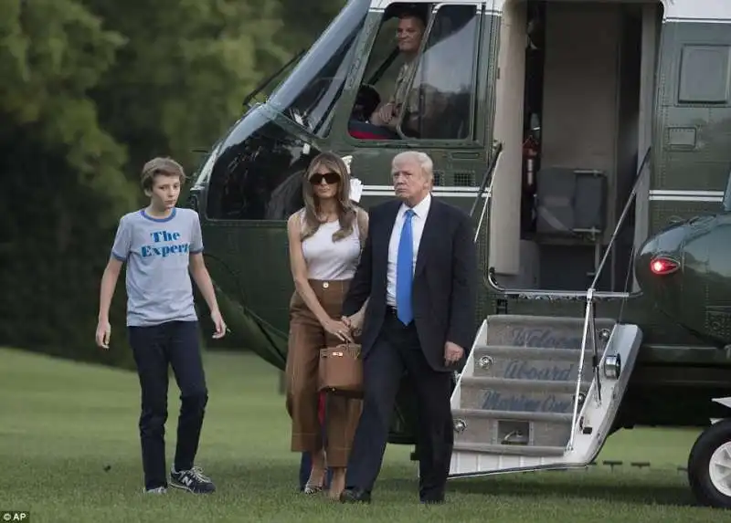 TRUMP, MELANIA E BARRON 