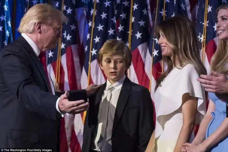 TRUMP, MELANIA E BARRON 