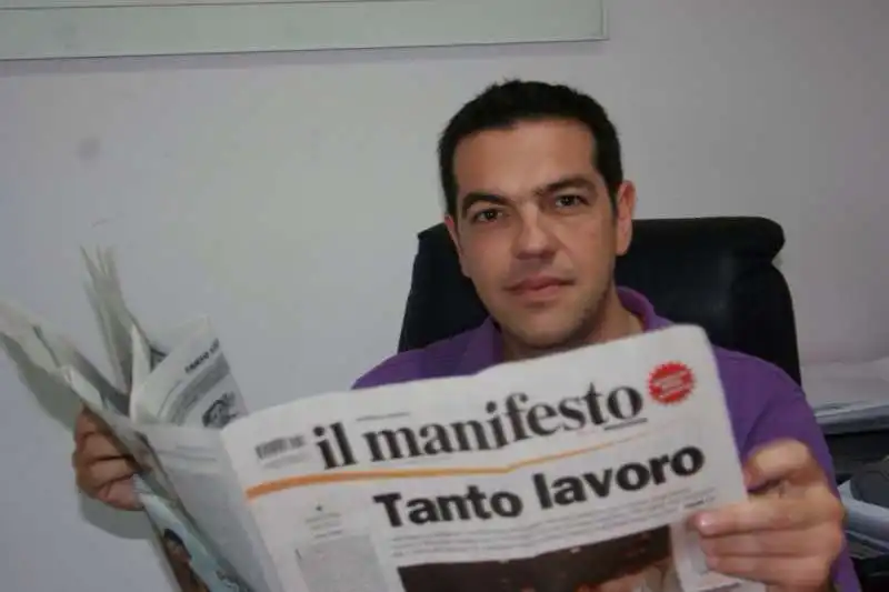 TSIPRAS LEGGE IL MANIFESTO